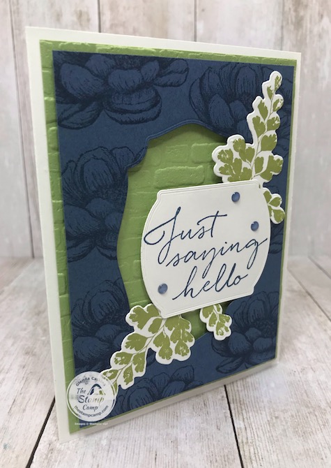 I love it when I can pair 2 different stamp sets together to create a beautiful card. I found the perfect pairing with the Positive Thoughts Bundle and the Tasteful Touches Bundle. I love it when that happens. Details are on my blog here: https://wp.me/p59VWq-bgr. #stampinup #thestampcamp #handmadecards #tastefultouches #positivethoughts
