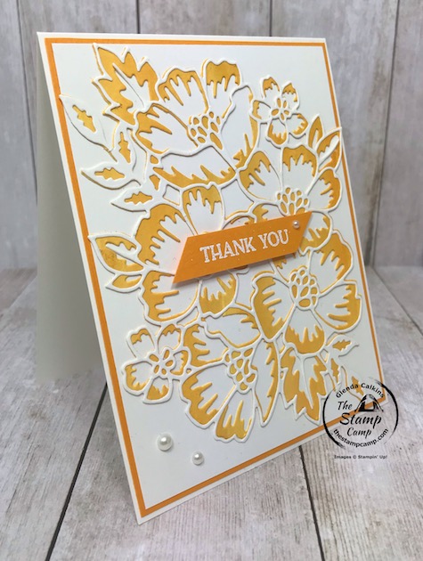 I'm having so much fun with the Blossoms in Bloom Bundle with all different techniques. During my Mystery Party I demonstrated the Baby Wipe technique with this bundle and how you can do it in different ways. This was one I did before the party but chose to go with different color combinations for the actual party. Details are on my blog here: https://wp.me/p59VWq-blA. #stampinup #thestampcamp #technique #blossomsinbloom