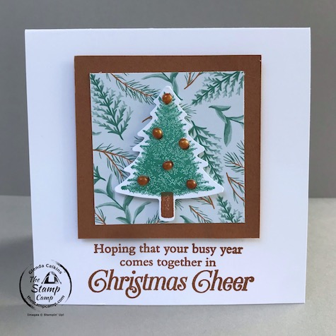 I combined the Perfectly Plaid Bundle with the Flowers for all Seasons Designer Paper to create this card. You may remember the Perfectly Plaid bundle from last years Mini catalog; well it is now in the Stampin' Up! annual catalog. Details are on my blog here: https://wp.me/p59VWq-bmz #stampinup #thestampcamp #christmas #perfectlyplaid