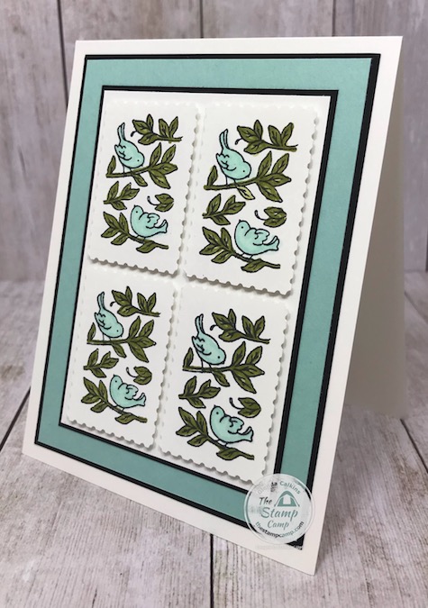 With the Postage Stamp Punch you can create fun and different cards with a variety of techniques. These techniques can be done with the Posted for You stamp set or without them; the option is yours but I will say the Posted for You stamp set is awesome. Stop by my blog for all the details here: https://wp.me/p59VWq-bkr #stampinup #postagestamp #punch #thestampcamp