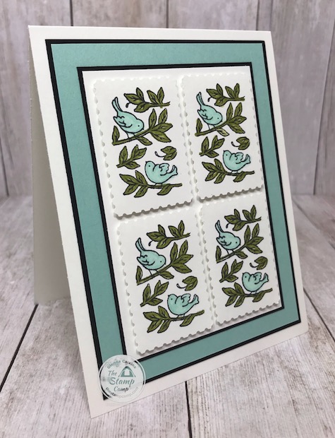 With the Postage Stamp Punch you can create fun and different cards with a variety of techniques. These techniques can be done with the Posted for You stamp set or without them; the option is yours but I will say the Posted for You stamp set is awesome. Stop by my blog for all the details here: https://wp.me/p59VWq-bkr #stampinup #postagestamp #punch #thestampcamp
