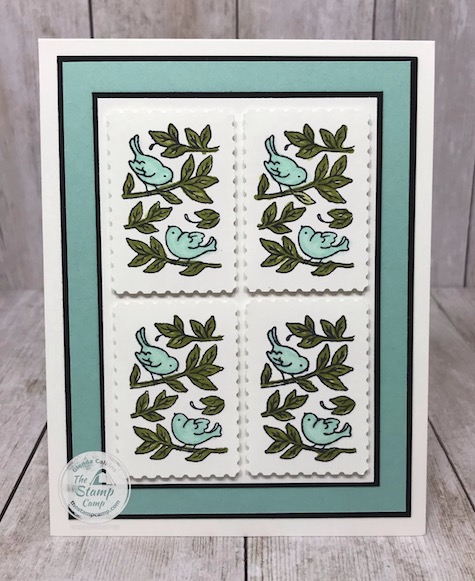 With the Postage Stamp Punch you can create fun and different cards with a variety of techniques. These techniques can be done with the Posted for You stamp set or without them; the option is yours but I will say the Posted for You stamp set is awesome. Stop by my blog for all the details here: https://wp.me/p59VWq-bkr #stampinup #postagestamp #punch #thestampcamp