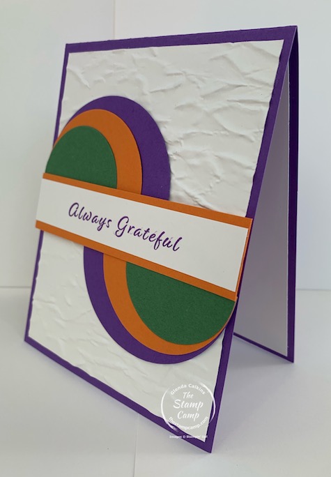 Tuesday's Tips and Techniques is all about the Faux Spiral Technique at least that is what I call it. Not sure if this has a name or not but that is what is looks like to me; so I'm going with it! Details are on my blog here: https://wp.me/p59VWq-bpE. #stampinup #thestampcamp #technique #fauxspiral