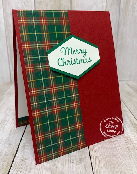Sometimes simple stamping is the way to go. Need a pile of cards and want to stretch out your designer series paper? Turn to a simple sketch, paper, punch and sentiment. Details are on my blog here: https://wp.me/p59VWq-bqX. #simplestamping #stampinup #thestampcamp #glendasblog