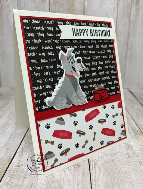 The Pampered Pets Bundle is part of the Playful Pets Suite of Products from Stampin' Up! This collection of products is sure to delight the dog or cat lover in your life regardless of their age they will love the cards and projects you can create with this bundle of products. See my blog post here for details: https://wp.me/p59VWq-boD. #stampinup #playfulpets #pamperedpets #thestampcamp