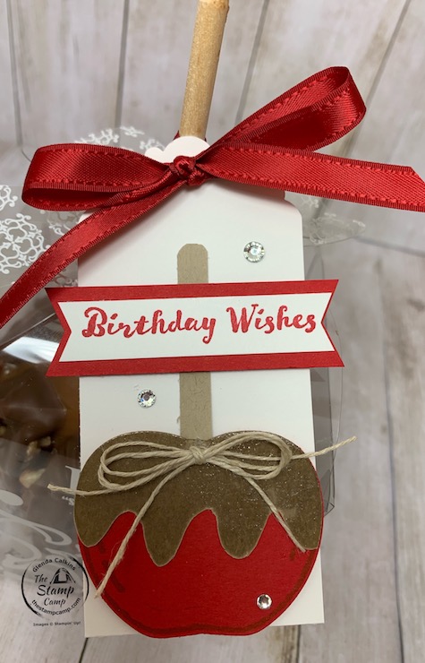 It's Make It Monday and this week I have a super cute Tag for your Caramel Apple Treat! You can give this as s birthday gift or give it to a teacher just because; the choice is yours but the recipient will LOVE it no matter what the occasion is. Details are on my blog here: https://wp.me/p59VWq-btO. #thestampcamp #stampinup #treat #tag