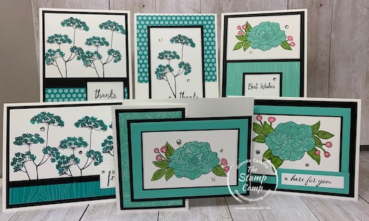 September has 2 featured stamp sets to enjoy. The Queen Annes Lace and So Much Love from Stampin' Up! Want them for FREE? Click here for all the details:https://wp.me/p59VWq-bri. #stampinup #thestampcamp #freestamps #cardkits