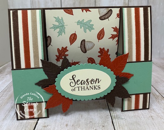 Fun Fold Friday's card is a Spanner Panel Card. I got the directions for this card from Splitcoaststampers. Everyone loves a different fun fold card and this one is way cool how it opens in 2 different sections to reveal the inside of the card. Details are on my blog here: https://wp.me/p59VWq-bwd. #stampinup #thestampcamp #funfold