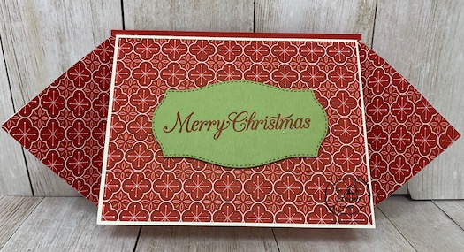 Today for Fun Fold Friday I have a Double Front Flip Up Card at least that's what I'm calling it. It has a secret way of opening that may have your recipients thinking. Details and video is on my blog here: https://wp.me/p59VWq-bx7. #stampinup #thestampcamp #funfold