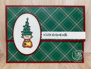 Fun Fold Friday featuring the Gnome for the Holiday's Stamp Set. This fun Gnome set is a sweet different set for your Christmas cards and today's fun fold can be a multipurpose fold; gnome what I'm talking about? Check it out! #stampinup #thestampcamp #gnomeforchristmas #christmascard #funfold