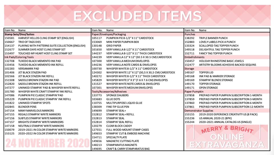 Shop Stampin' Up! on November 24 for 24 hours get most items from the Annual catalog at 10% off!  Shop Soon! #thestampcamp #glendasblog #stampinup