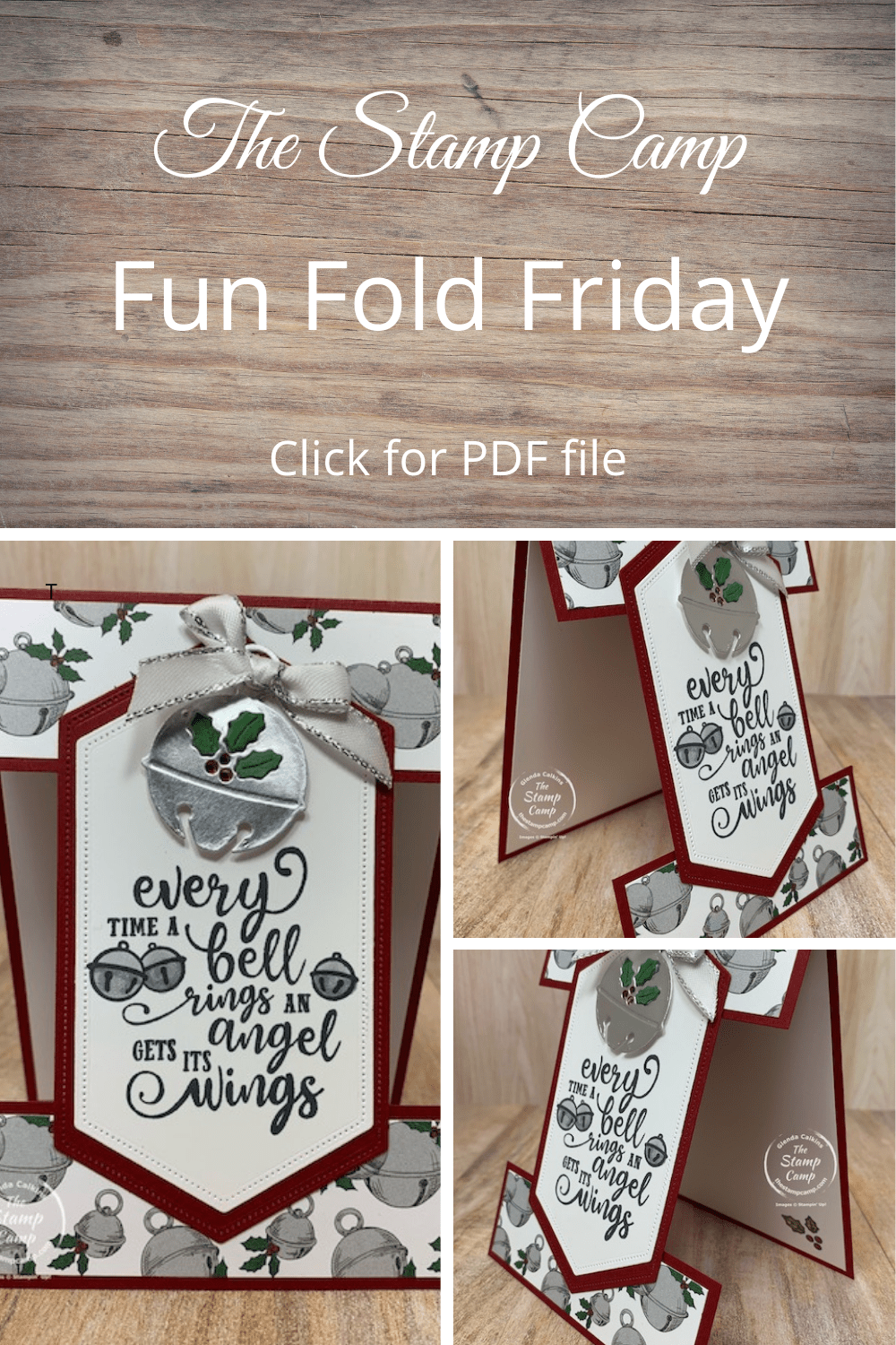 Today's Fun Fold Friday card features the Christmas Means More stamp set. Oh the memories I have with the sentiments in this stamp set. All my kids favorite movies are featured in this sentiment. I'm not sure what you call this fun fold but it is fun! #stampinup #thestampcamp #glendasblog #christmas #funfold