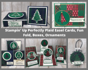 Perfectly Plaid bundle from Stampin' Up! makes the perfect Christmas Cards for this holiday season. You can get this PDF file for free with a min. Stampin' Up! purchase. #thestampcamp #stampinup #perfectlyplaid