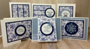 Snowflake Splendor One Sheet Wonder = 12 Cards