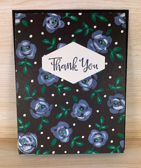 This is the quickest and easiest card you will ever create! Anyone can create this type of card! I call it the Fold and Go! #stampinup #thestampcamp #funfold #designerpaper