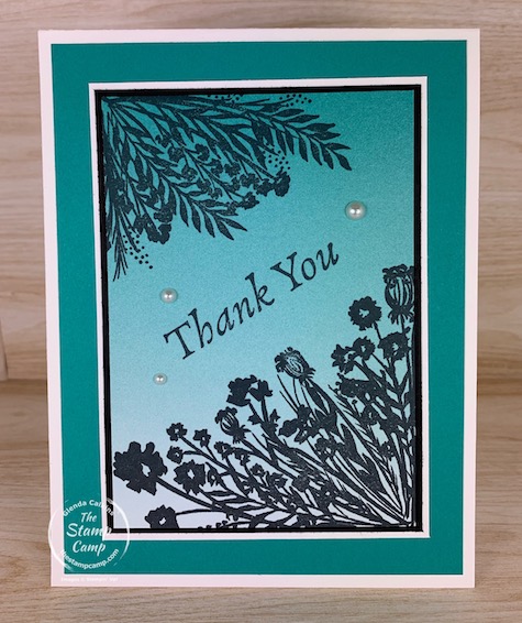 A match made in heaven is the results you will get with the Corner Bouquet and the Oh So Ombre free Sale-a-bration stamp set and paper pack. I love the Oh So Ombre and paired with the Corner Bouquet for the win! #thestampcamp #stampinup #saleabration
