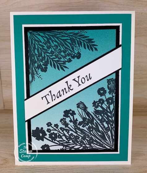 A match made in heaven is the results you will get with the Corner Bouquet and the Oh So Ombre free Sale-a-bration stamp set and paper pack. I love the Oh So Ombre and paired with the Corner Bouquet for the win! #thestampcamp #stampinup #saleabration