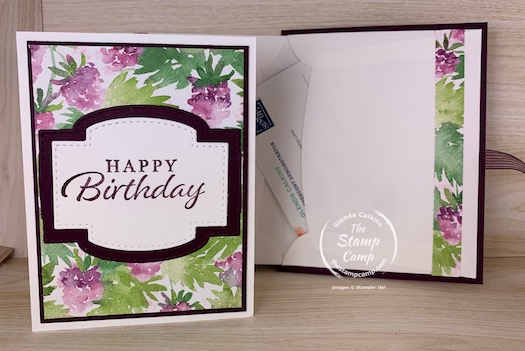 This week for Make it Monday I have a simply stunning Card and Gift Card Holder all in One to show you! You will love this project and it is perfect for so many occasions. #thestampcamp #stampinup #giftcardholder