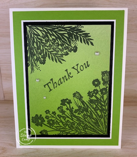 A match made in heaven is the results you will get with the Corner Bouquet and the Oh So Ombre free Sale-a-bration stamp set and paper pack. I love the Oh So Ombre and paired with the Corner Bouquet for the win! #thestampcamp #stampinup #saleabration