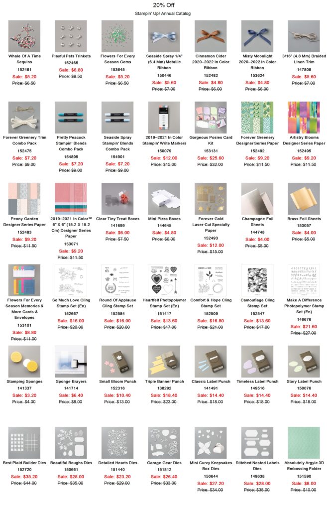 Stampin' Up! retired list is out and lots of deals to be had. #stampinup #thestampcamp #retired2021