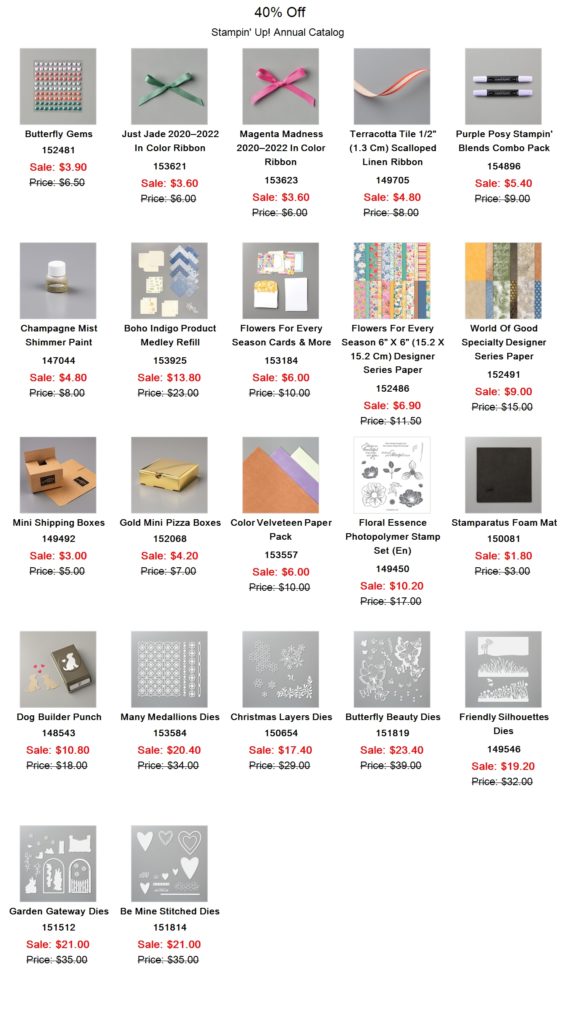 Stampin' Up! retired list is out and lots of deals to be had. #stampinup #thestampcamp #retired2021