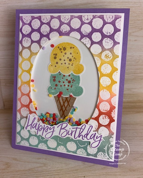 It's Try It Thursday and this is a spin on the Bubble Wrap Background technique. It is a Bubble Wrap Emboss Resist technique. Give it a try! #thestampcamp #stampinup #technique