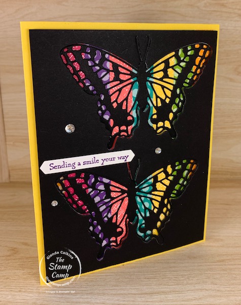 Today's technique is a spin on the Joseph's Coat technique but with Die Cuts instead of stamps and ink. I call this the Faux Joseph's coat Technique. #thestampcamp #stampinup #technique