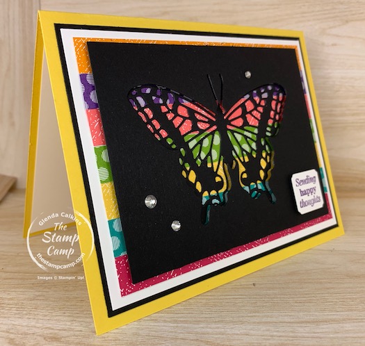 Today's technique is a spin on the Joseph's Coat technique but with Die Cuts instead of stamps and ink. I call this the Faux Joseph's coat Technique. #thestampcamp #stampinup #technique