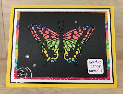 Today's technique is a spin on the Joseph's Coat technique but with Die Cuts instead of stamps and ink. I call this the Faux Joseph's coat Technique. #thestampcamp #stampinup #technique