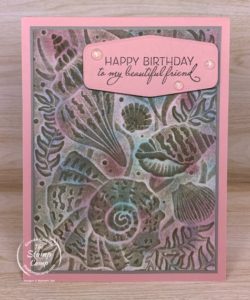 Technique Tuesday - Antiquing 3D Embossing Folders