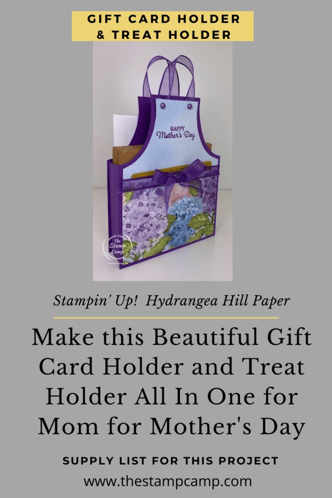 Make It Monday Today I'm going to show you how to create a Mother's Day Gift that all Mom's would love to Receive! Who doesn't like Chocolates and Gift Cards? #thestampcamp #stampiup #mothersday