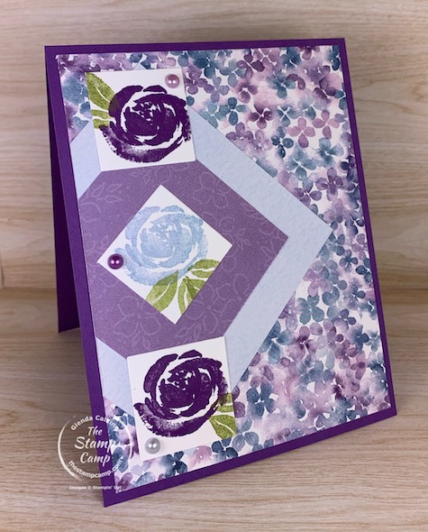 Saturday Sketch is from Splitcoaststampers and features the Beautiful Friendship stamp set and the Hydrangea Hill Designer Series Papers. #thestampcamp #stampinup #sketchchallenge