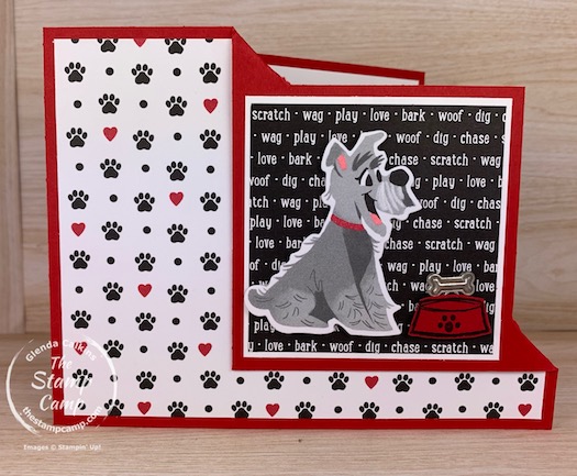 Fun Fold Friday - This week's fun fold is a twist on the Front Corner Fold. I call this a Horizontal Front Flip Corner Fold. #thestampcamp #stampinup #funfold