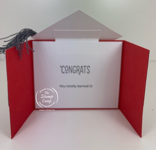 Fun Fold Friday Creating a Graduation Card like no other! This graduation card is super cute and easy to assemble. #thestampcamp #stampinup #graduation