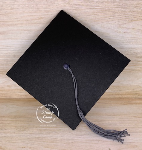 graduation hat fun fold card