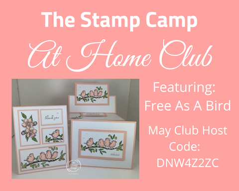 Stampin up free as a bird