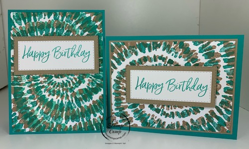 Spiral Rubber Stamp stamping techniques