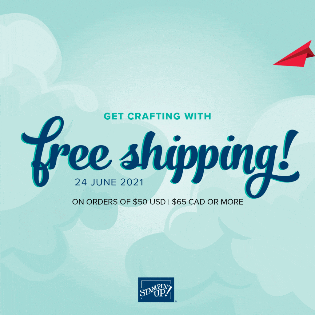 Free Shipping Stampin Up!