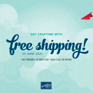 Free Shipping Includes Pre-Paid Paper Pumpkin Kit Stampin' Up!