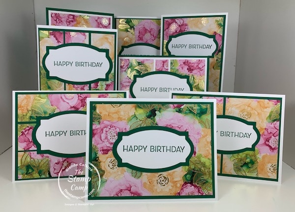 Expressions In Ink designer paper and artistically inked stamp set
