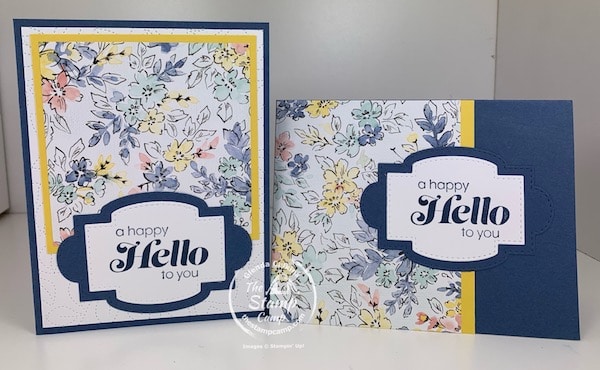Hand Penned Designer Series paper, Stampin Up Designer Series Paper Sale