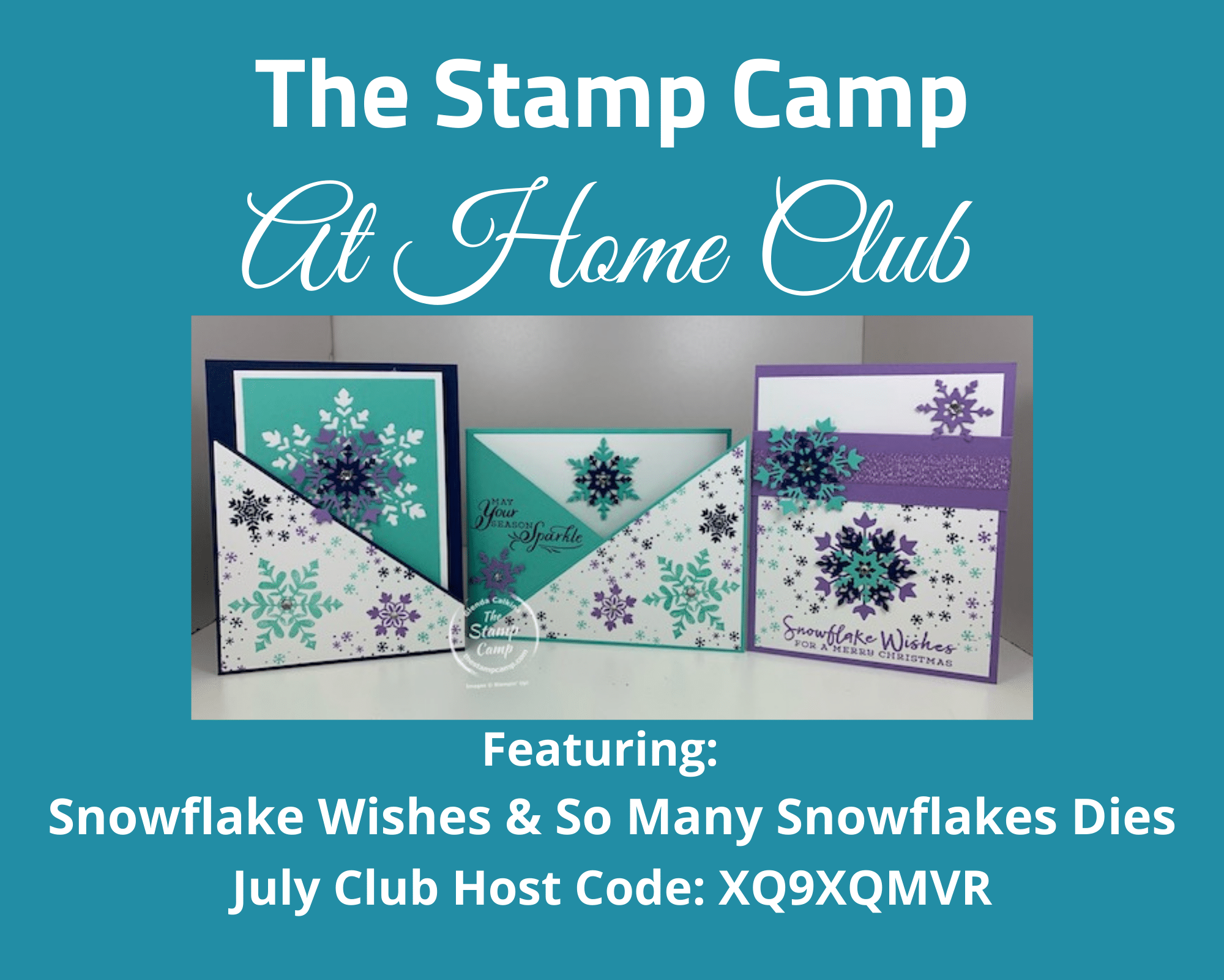 snowflake wishes stamp set