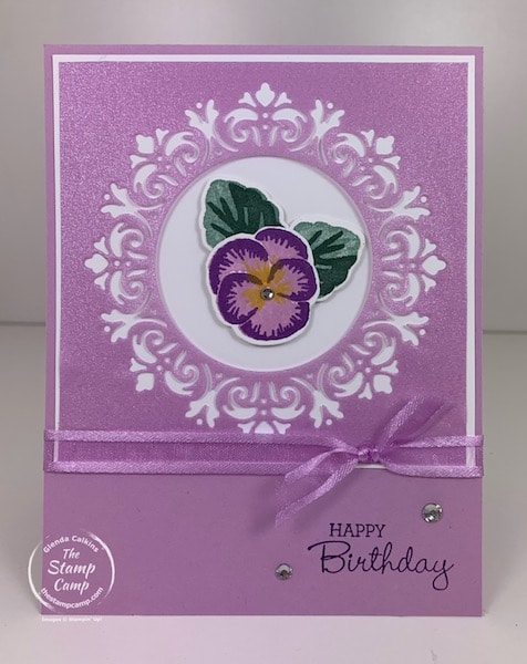 Pansy Patch Bundle with Encircled in Beauty dies