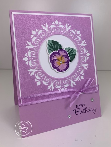 Pansy Patch Bundle with the Encircled in Beauty dies