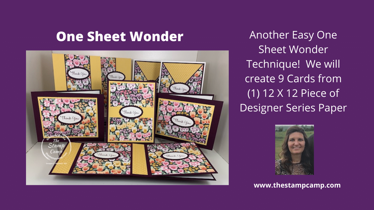 Pansy Patch Bundle and Pansy Petals Designer Series Paper