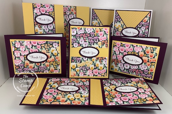 Pansy Patch Bundle and Pansy Petals Designer Series Papers