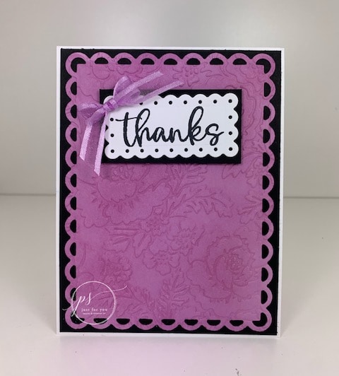 Scalloped Contour Dies, Pretty Flowers Embossing Folder