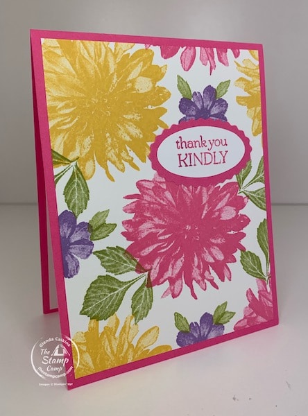 Delicate Dahlias stamp set