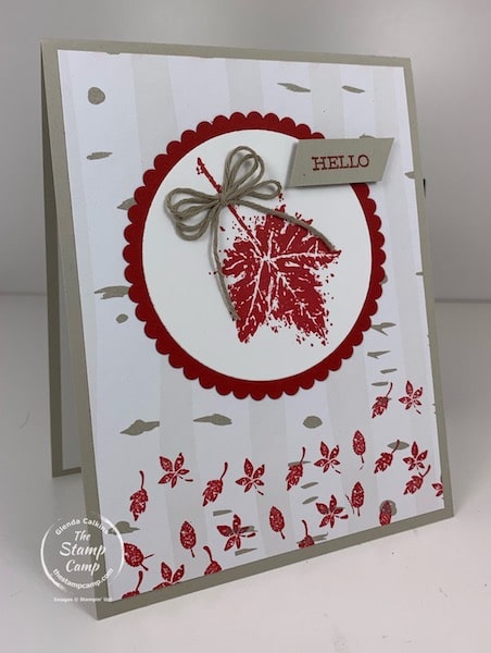 gorgeous leaves stamp set