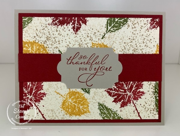 Gorgeous Leaves stamp set
